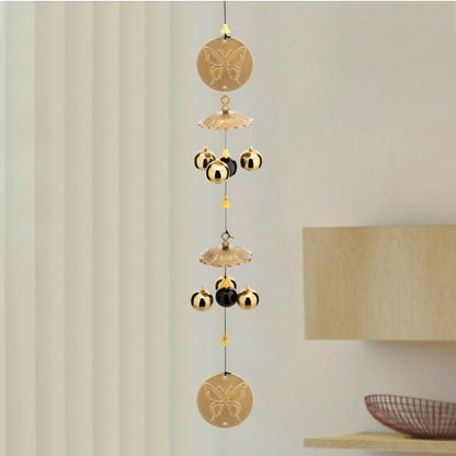 6 Bell House Decorative Hanging Wind Chimes for Home Positive Energy
