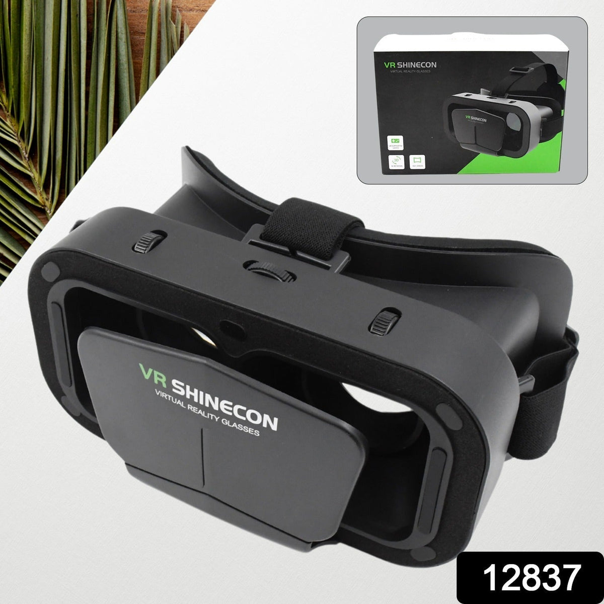 3d VR Box Headset Compatible with iPhone & Android Virtual Reality VR Goggles For 3D VR Movies Video Games (1 Pc)