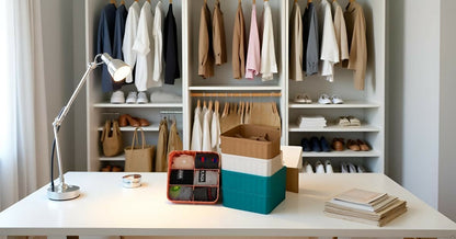 6-Compartment Wardrobe Organizer pack of 4